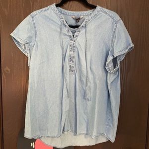 Express lace up shirt